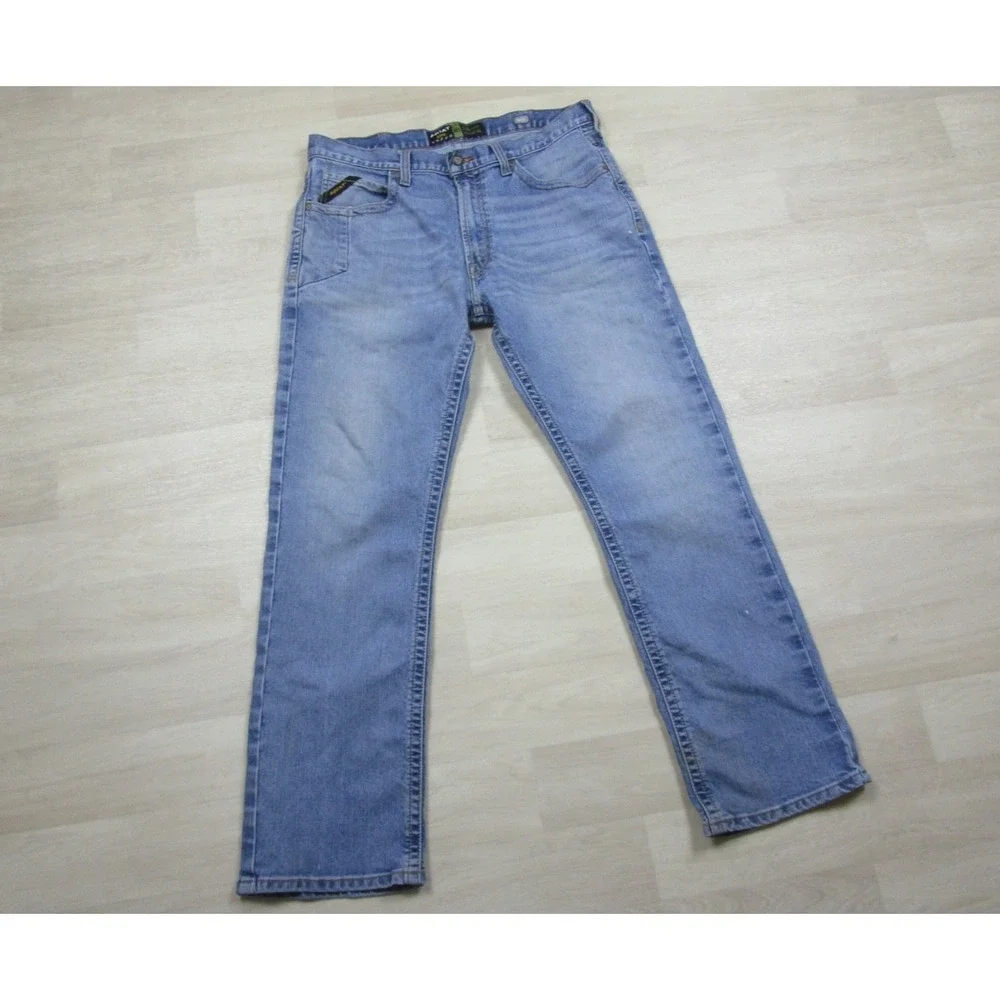 Ariat Rebar M5 Straight Leg Jeans Men's (36x31.5) DuraStretch Workwear Western